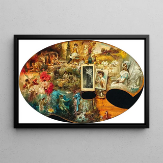 Hans Zatzka - The painters palette.webp