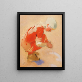 Helene Schjerfbeck - Girl On The Sand.webp