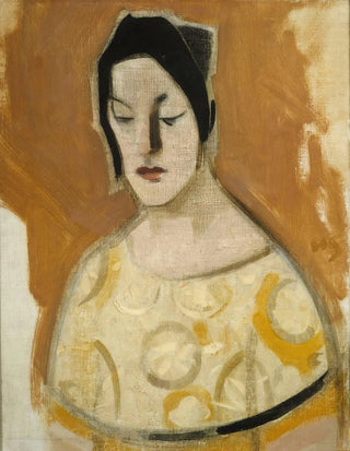 Helene Schjerfbeck - The FortuneTeller Woman In Yellow Dress.webp