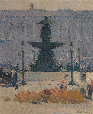 Henri Martin - Une Des Fontaines De La Place De La Concorde Paris.webp