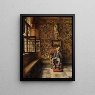 Henri de Braekeleer - The Man in the Chair.webp