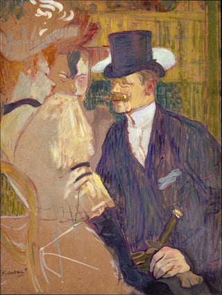 Henri de ToulouseLautrec - The Englishman William Tom Warrener 18611934 at the Moulin Rouge.webp