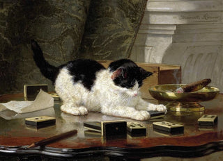 Henritte RonnerKnip - The cat at play.webp