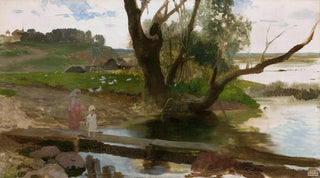 Henryk Siemiradzki - View of the wisocz River.webp