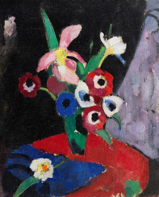 Hermann Stenner - Blumenstilleben auf Schwarzem Grund II.webp