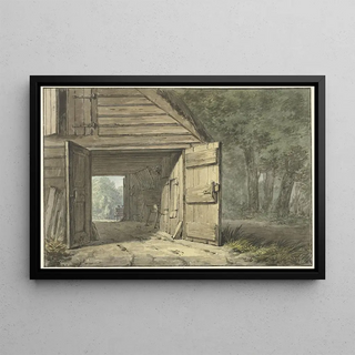 Hermanus Numan - Stal van de herberg de Geleerde Man te Bennebroek.webp