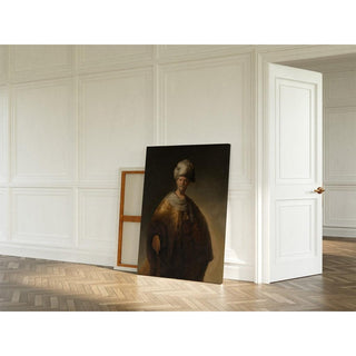 Homme en costume oriental Le noble slave - Rembrandt van Rijn | Reproduction Tableau Décoration murale affiche copie