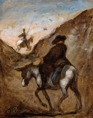 Honor Daumier - Don Quijote und Sancho Panza.webp