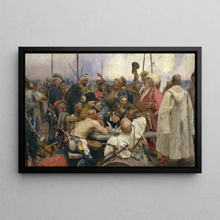 Ilya Efimovich Repin - The Reply of the Zaporozhian Cossacks to Sultan Mehmet IV.webp