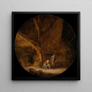 Intérieur avec une famille de paysans - Adriaen van Ostade