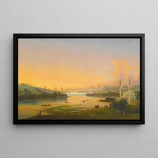 Ippolito Caffi - Sunrise Over The Golden Horn.webp