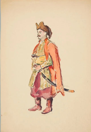 Ivan Ivanec - Studium postaci szlachcica z karabel.webp