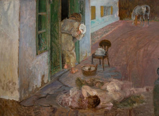 Jacek Malczewski - Dish washing Wielgie.webp