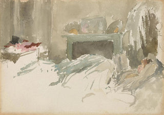 James Abbott McNeill Whistler - Resting in Bed.webp