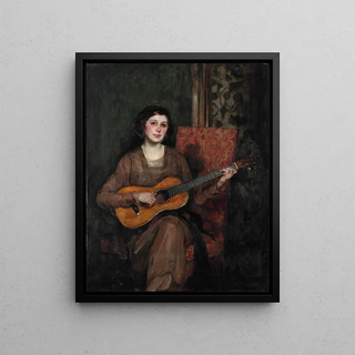 James Jebusa Shannon - Portrait of Florence Shannon the artists wife.webp