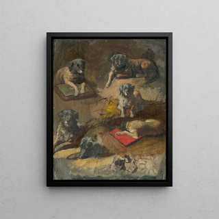 Jan Nowopack - Study of a Dog.webp