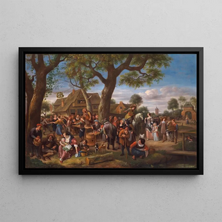 Jan Steen - Peasants Merrymaking Outside an Inn.webp