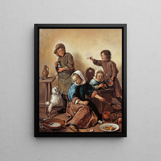 Jan Steen - The Childrens Meal.webp