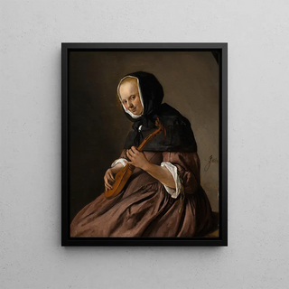 Jan Steen - Woman Playing the Cittern.webp