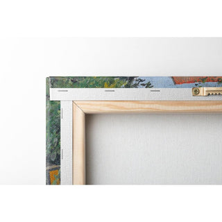 Jardin avec maison rouge - Edvard Munch | Reproduction Tableau Décoration murale affiche copie