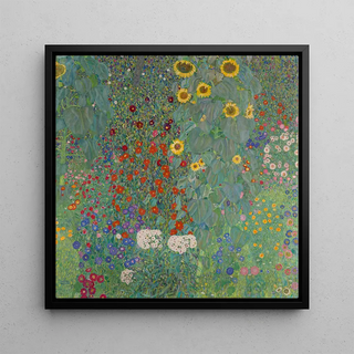 Jardin de Paysans avec Tournesols - Gustav Klimt
