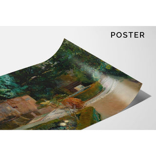 Jardin de los Adarves, Alhambra, Granada - Joaquín Sorolla | Reproduction Tableau Décoration murale affiche copie