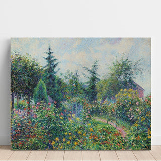 Jardin et Poulailler chez Octave Mirbeau, Les Damps - Camille Pissarro | Reproduction Tableau Décoration murale affiche copie
