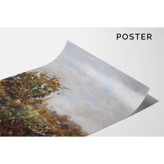 Jardin rustique - Carl Moll | Reproduction Tableau Décoration murale affiche copie