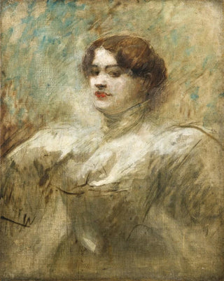 JeanLouis Forain - Portrait prsum de Mademoiselle Lender.webp