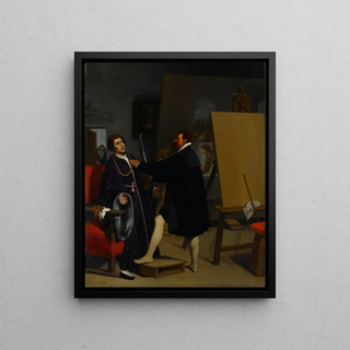 Jean Auguste Dominique Ingres - Aretino in the Studio of Tintoretto.webp