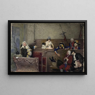 Jehan Georges Vibert - Trial of Pierrot.webp