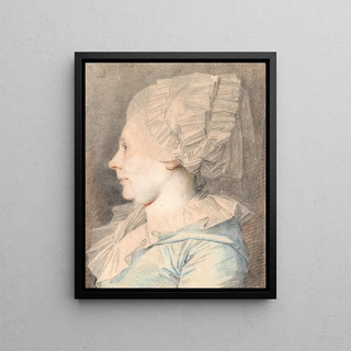 Jens Juel - Portrt af Anne Cathrine Maale fdt Basse Profil mod venstre.webp