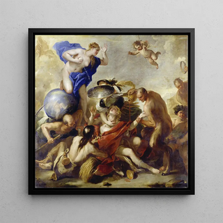 Jeunesse tentée par les vices - Luca Giordano