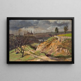 Johan Christian Dahl - View of MeissenStudy.webp