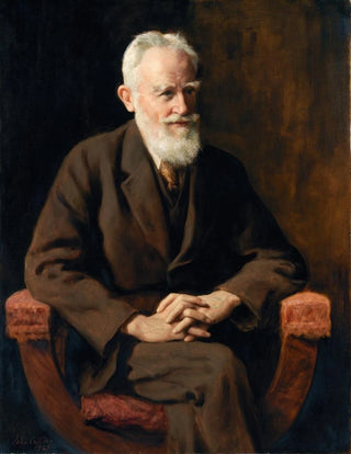 John Collier - Portrait of George Bernard Shaw 18561950 Dramatist.webp