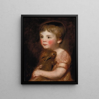 John Constable - Miss Lewis with a rabbit.webp
