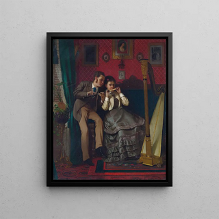 John George Brown - The Music Lesson.webp