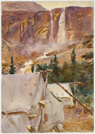 John Singer Sargent - Camp and Waterfall.webp