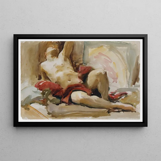 John Singer Sargent - Man with Red Drapery.webp