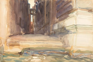 John Singer Sargent - The Calle della Rosa with the Monte di PietVenice.webp