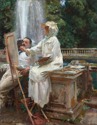 John Singer Sargent - The Fountain Villa Torlonia Frascati Italy.webp