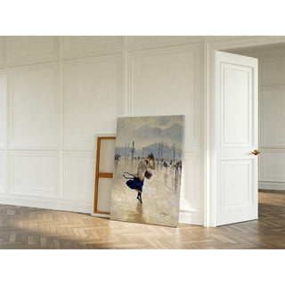 Journée venteuse sur la Place de la Concorde - Jean Béraud | Reproduction Tableau Décoration murale affiche copie