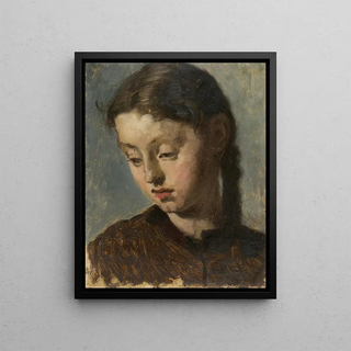 Julius Siegfried Uetz - Mdchenkopf Studie.webp