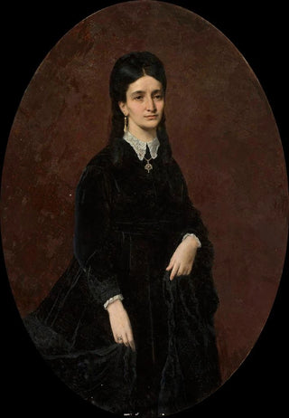 Jzef Simmler - Portrait of a lady.webp