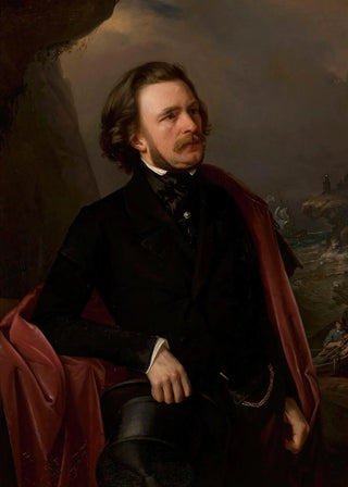 Jzef Simmler - Portrait of doctor Teodor TeutoldTripplin traveller.webp