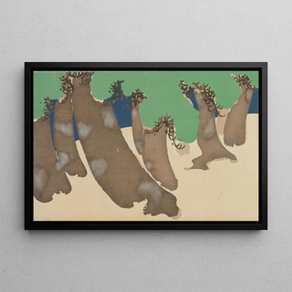 Kamisaka Sekka - Windswept Pines Sonarematsu.webp