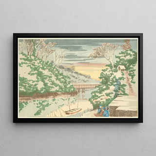 Kobayashi Kiyochika - Snow at Ochanomizu (Case Conflict).webp