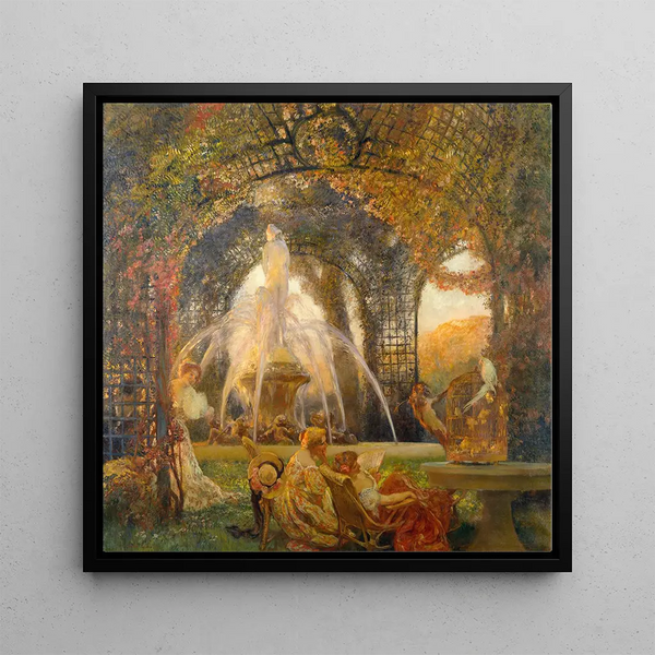 L'Arbre - Gaston La Touche — kehystetty taideteos seinällä