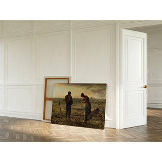 L'angelus - Jean-François Millet | Reproduction Tableau Décoration murale affiche copie