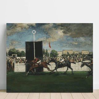 L'arrivée à un hippodrome de campagne anglais - Jacques-Émile Blanche | Reproduction Tableau Décoration murale affiche copie